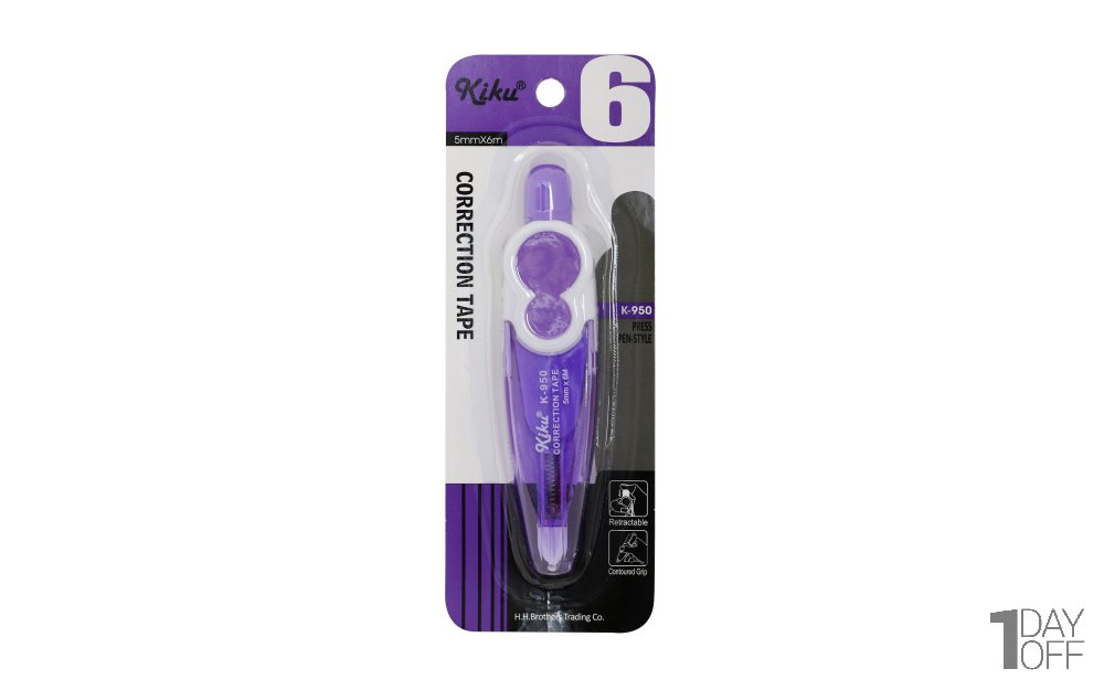 غلط‌گیر نواری کیکو (Kiku) مدل K-950 رنگ بنفش