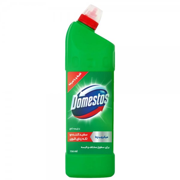 مایع سفیدکننده دامستوس با رایحه نسیم کوهستان مدل Mountain Breeze مقدار 750 میلی‌لیتر