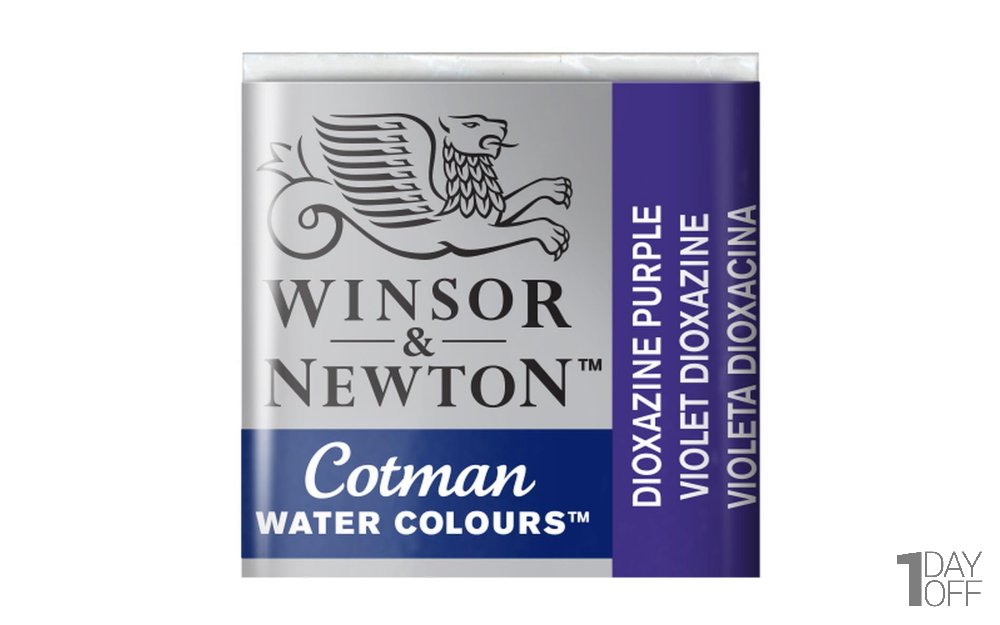 قرص آبرنگ وینزور (Winsor) سری Cotman رنگ DIOX VIOLET