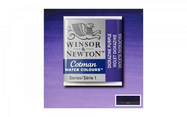 قرص آبرنگ وینزور (Winsor) سری Cotman رنگ DIOX VIOLET