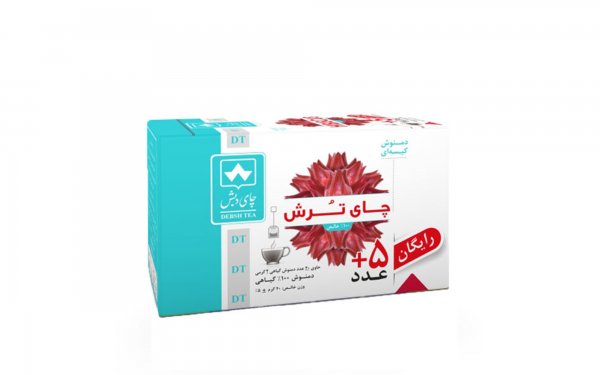دمنوش کیسه‌ای چای ترش دبش بسته 25 عددی 