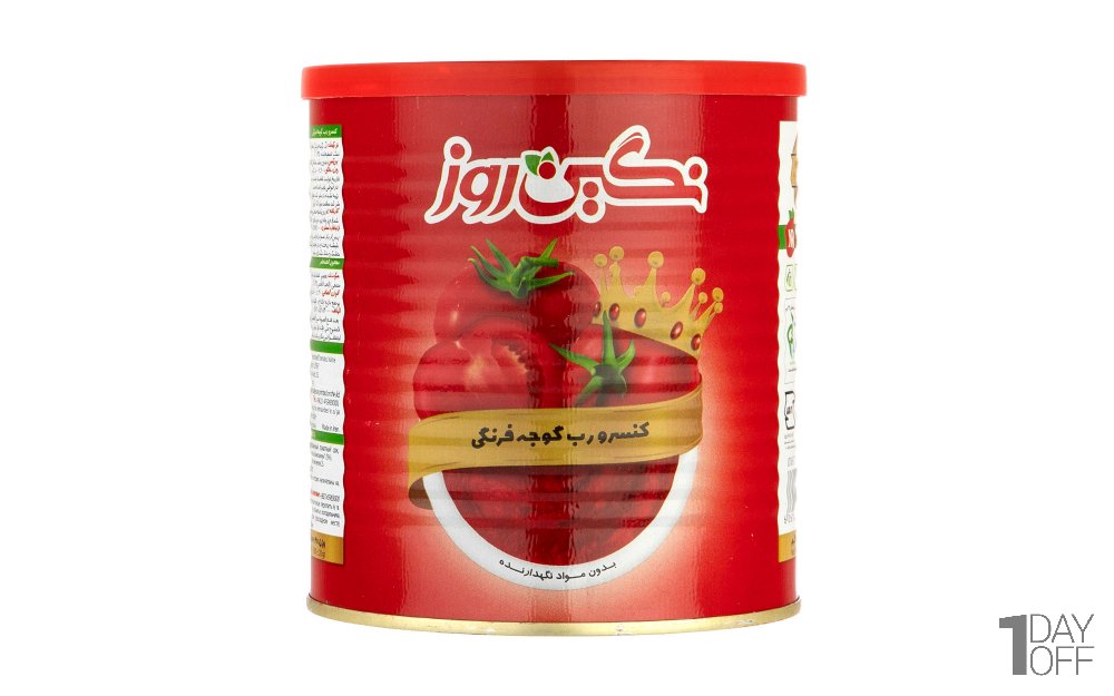 رب گوجه فرنگی نگین روز 800 گرم 