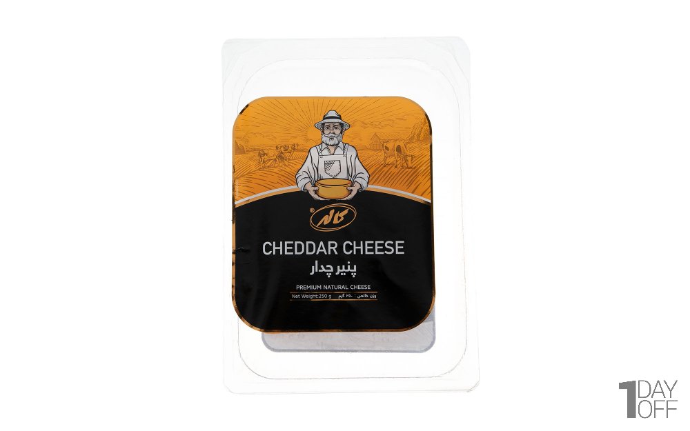پنیر چدار ورقه‌ای کاله مقدار 250 گرم