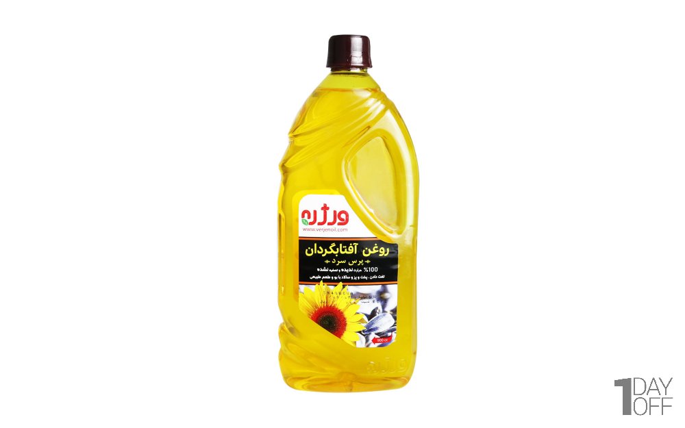 روغن فرابکر آفتابگردان ورژن مقدار 900 میلی‌لیتر