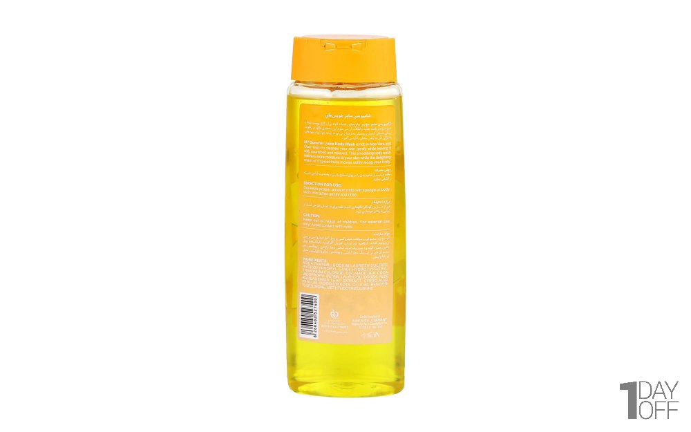 شامپو بدن مای مدل Summer Juice مقدار 420 میلی‌لیتر 