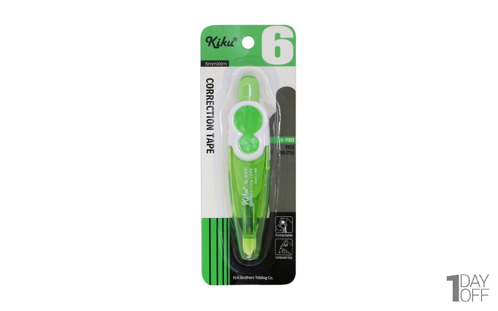 غلط‌گیر نواری کیکو (Kiku) مدل K-950 رنگ سبز