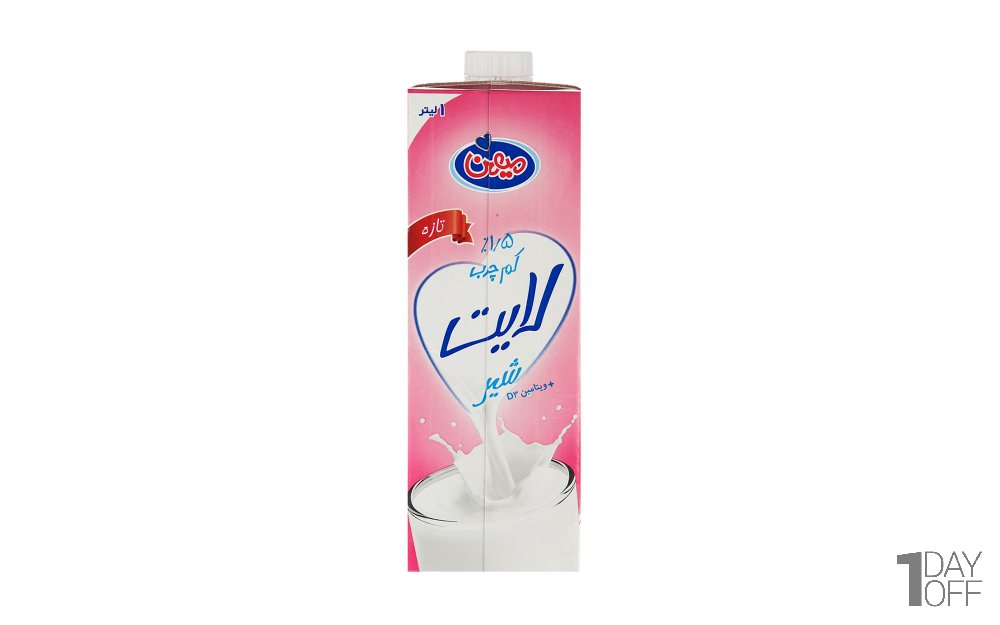 شیر پاستوریزه کم‌چرب میهن مقدار 1 لیتر