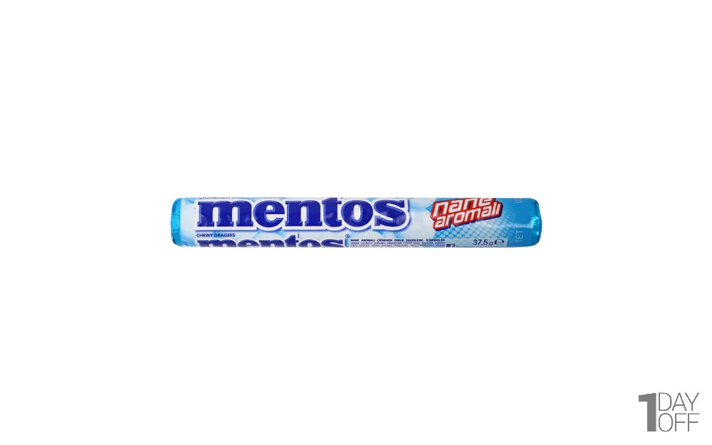 آب‌نبات خوشبوکننده با طعم نعنا منتوس (mentos) مقدار 37.5 گرم