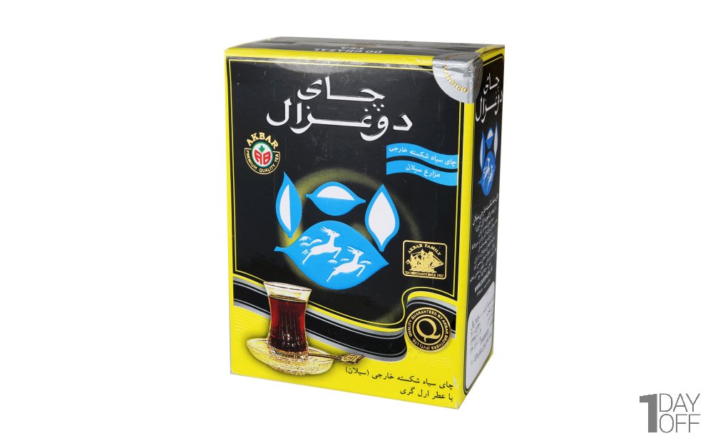 چای سیاه معطر سیلان دوغزال مقدار 100 گرم
