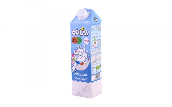 سوپر شیر کم‌چرب روزانه مقدار 1 لیتر