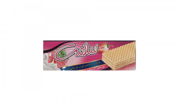ویفر توت‌فرنگی سلامت مقدار 160 گرم