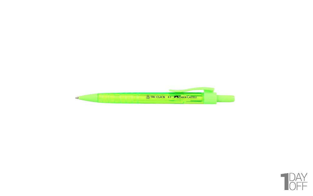  مداد نوکی 0.5 میلی‌متری فابر کاستل (Faber Castell) مدل Tri Click رنگ سبز 