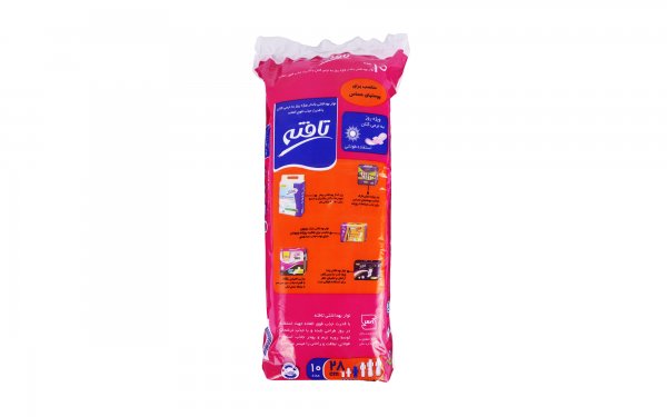 نوار بهداشتی بالدار ویژه روز 28 سانتی‌متری 10 عددی تافته