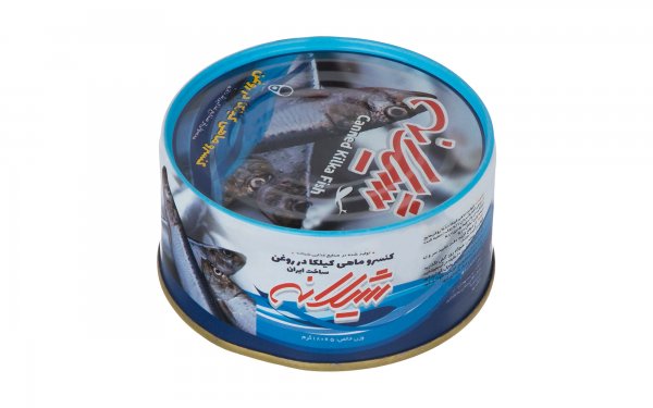 کنسرو ماهی کیلکا در روغن شیلانه مقدار 180 گرم 