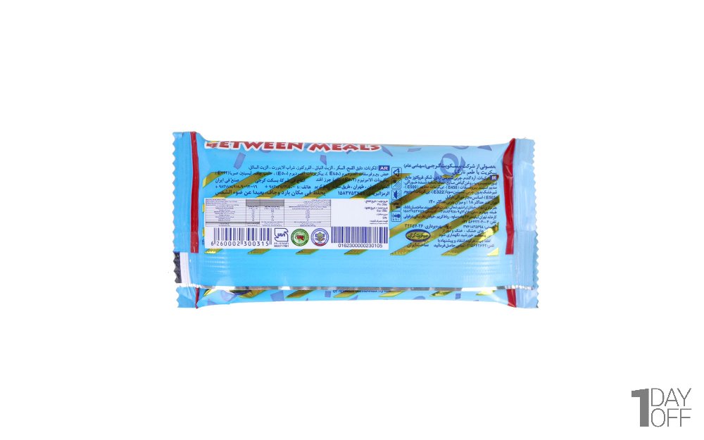 بیسکویت نیم‌چاشت گرجی مقدار 31 گرم