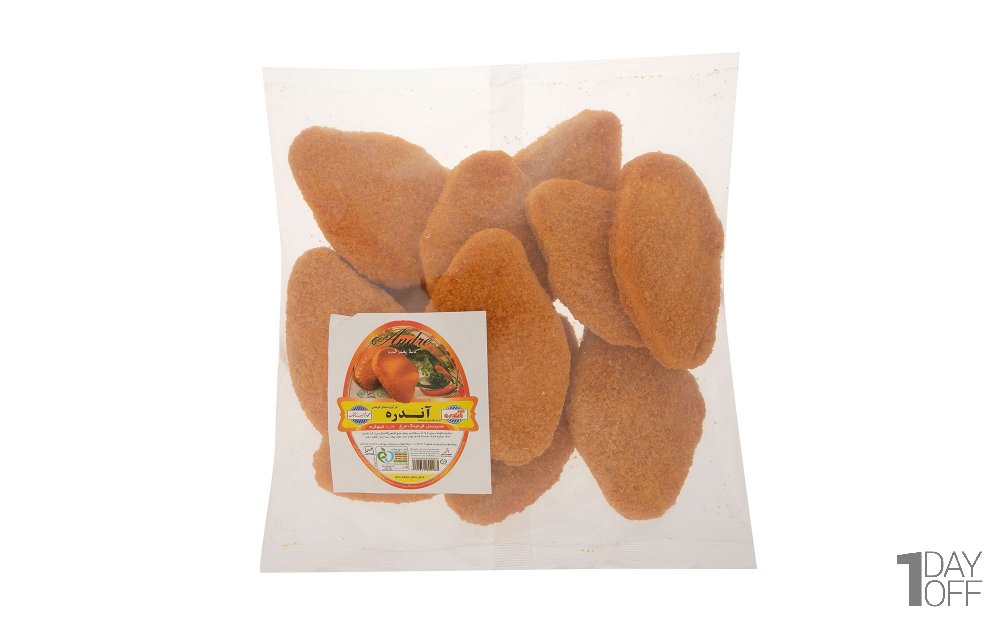 شنیتسل فرمینگ 90 درصد گوشت‌مرغ آندره مقدار 1 کیلوگرم  