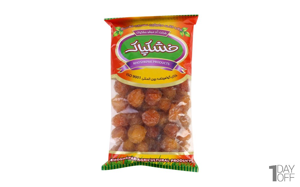 آلو بخارا خشکپاک مقدار 400 گرم