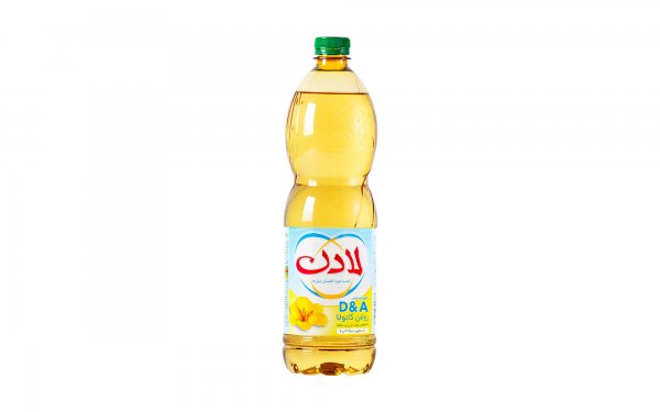 روغن کانولا لادن حاوی ویتامین D و A مقدار 900 میلی‌لیتر