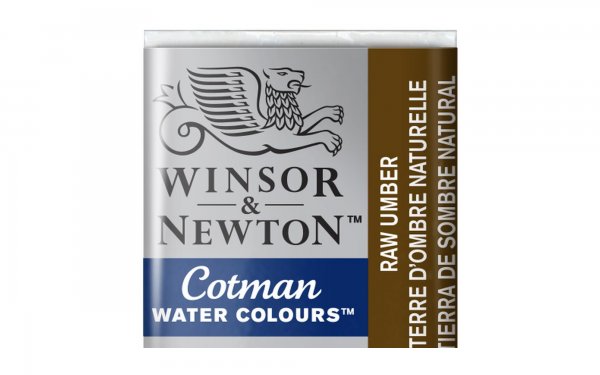 قرص آبرنگ وینزور (Winsor) سری Cotman رنگ RAW UMBER