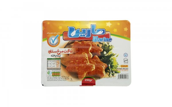 ناگت مرغ ستاره مارین مقدار 250 گرم