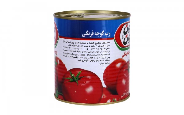 رب گوجه‌فرنگی چین‌چین مقدار 800 گرم