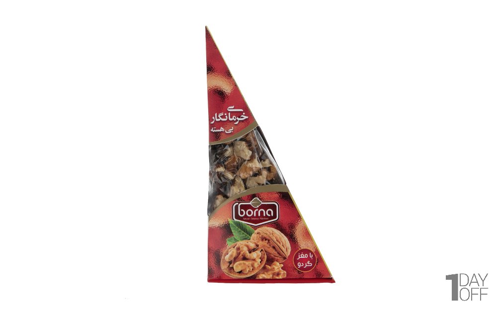 خرمای نگار با مغز گردو برنا مقدار 220 گرم