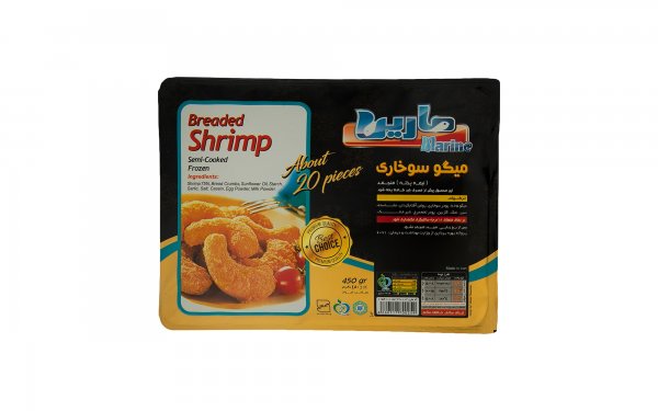 میگو سوخاری منجمد مارین مقدار 450 گرم