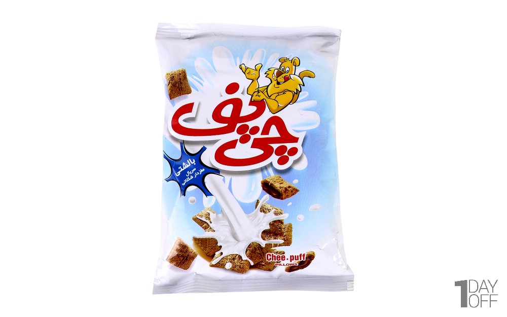 سریال مغزدار شکلاتی بالشتی چی‌پف مقدار 100 گرم