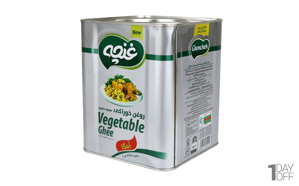 روغن گیاهی نیمه جامد غنچه مقدار 4 کیلوگرم