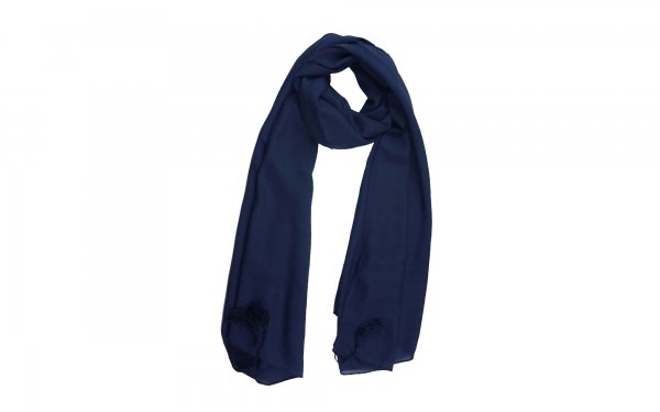 شال وال اسلپ ساده رنگ سورمه‌ای