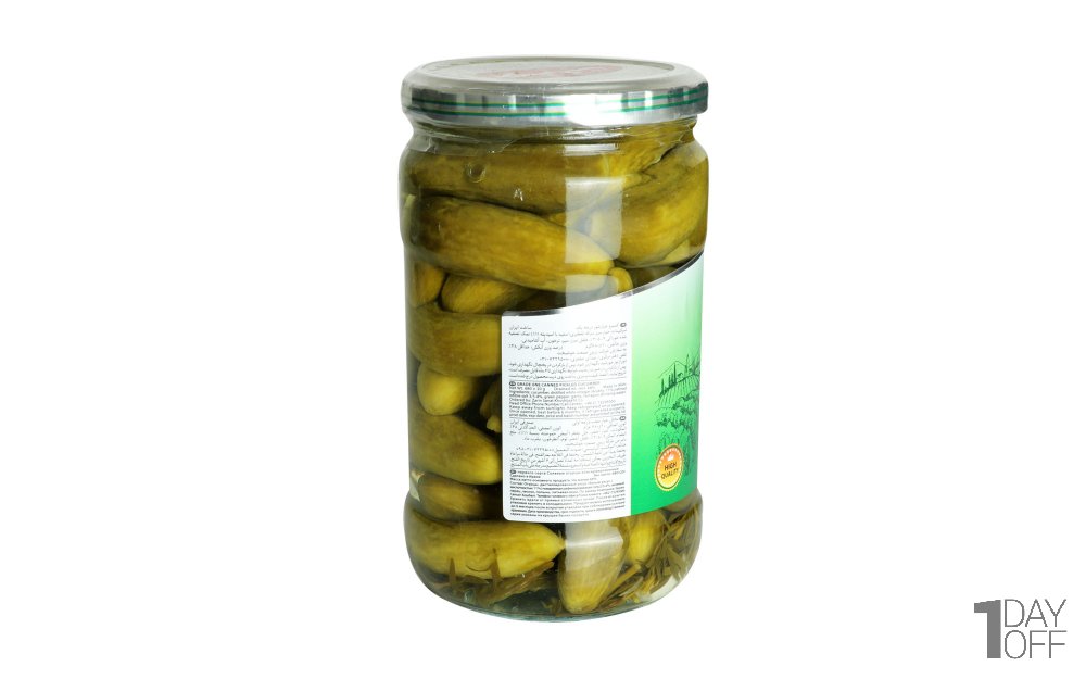 خیار شور درجه یک خوشبخت 680 گرمی