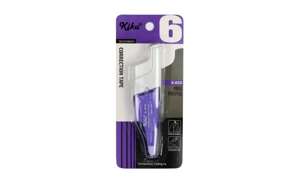 غلط‌گیر نواری کیکو (Kiku) مدل K-820 رنگ بنفش