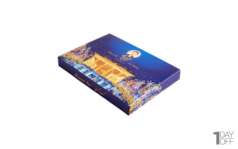 گز مخصوص 42 درصد پسته کرمانی مقدار 450 گرم