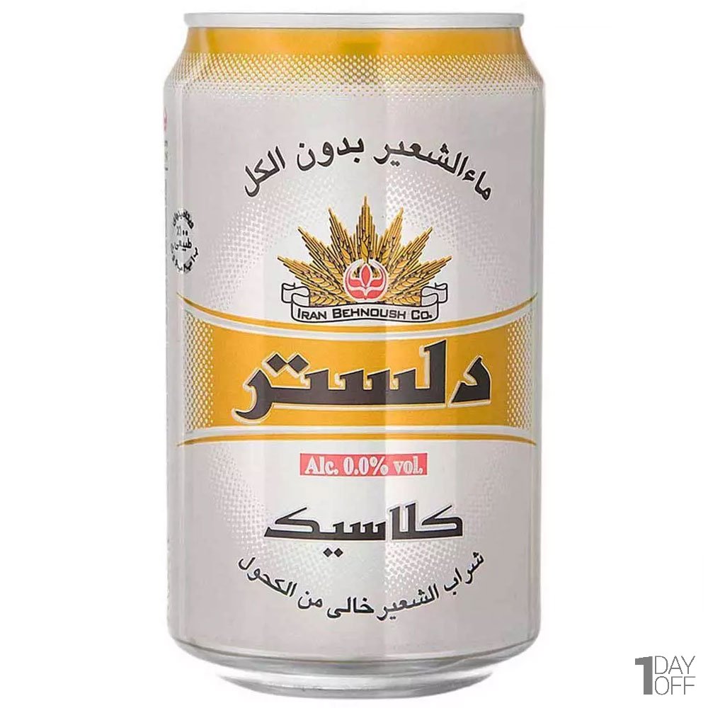آب‌جو کلاسیک دلستر مقدار 330 میلی‌لیتر
