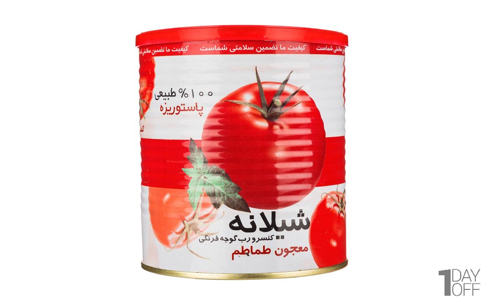 رب گوجه‌فرنگی شیلانه مقدار 800 گرم