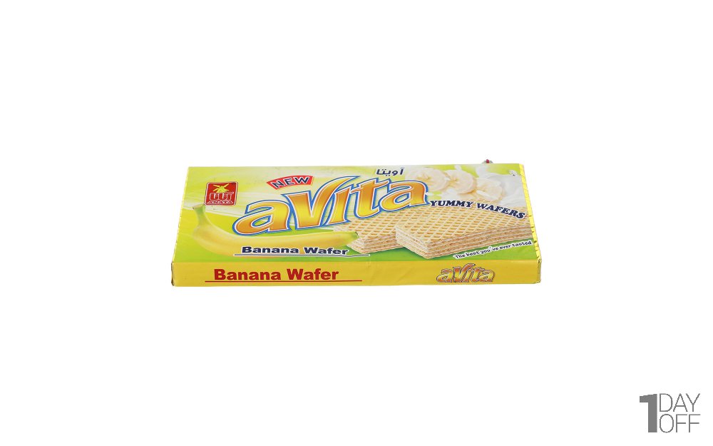 ویفر با طعم موز آویتا آناتا مقدار 160 گرم