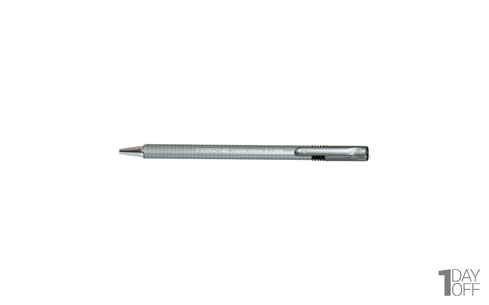 مداد نوکی 0.7 میلی‌متری استدلر (Staedtler) مدل Triplus Micro774 نوع مثلثی رنگ خاکستری