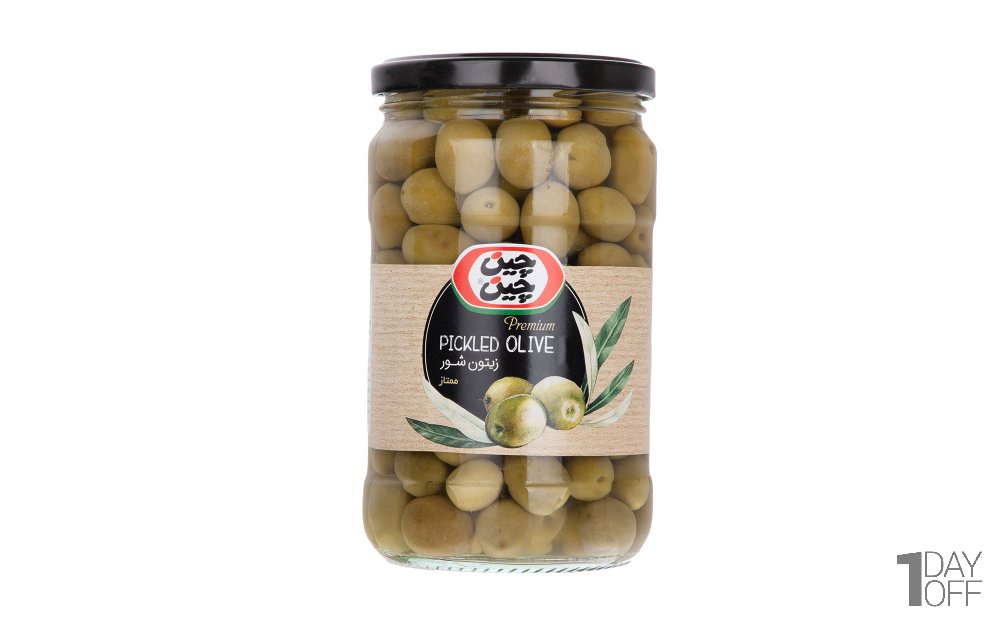 زیتون شور ممتاز چین‌چین مقدار 680 گرم