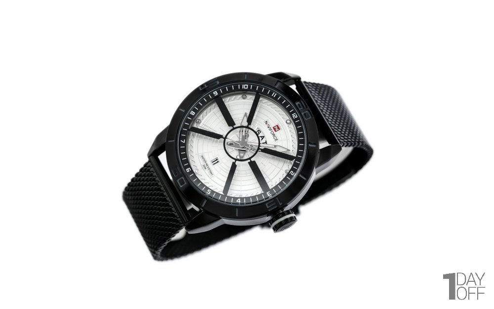 ساعت نیوی‌فورس (NAVIFORCE) مدل NF9155M رنگ مشکی کد رنگ B/W/B
