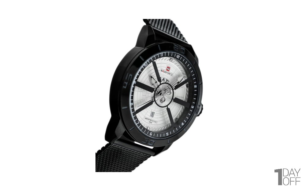 ساعت نیوی‌فورس (NAVIFORCE) مدل NF9155M رنگ مشکی کد رنگ B/W/B