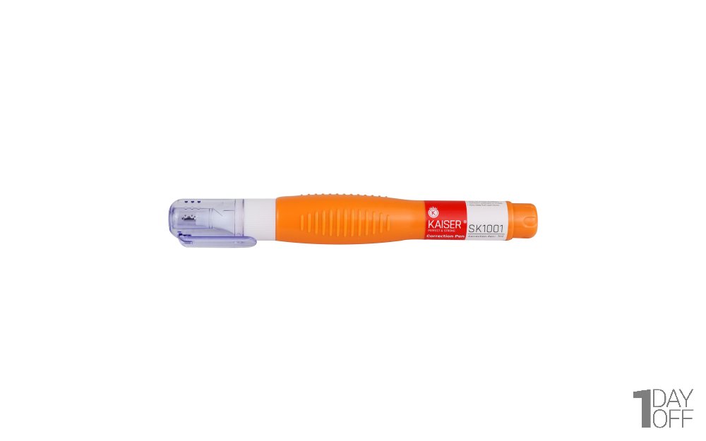 غلط‌گیر قلمی کایزر (KAISER) رنگ نارنجی مدل SK1001 مقدار 7 میلی‌لیتر