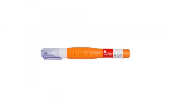 غلط‌گیر قلمی کایزر (KAISER) رنگ نارنجی مدل SK1001 مقدار 7 میلی‌لیتر