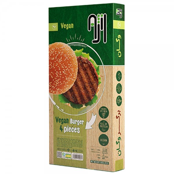 برگر وگان (بدون مواد حیوانی) آژیل کاله مقدار 500 گرم