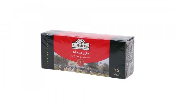 چای سیاه کیسه‌ای صبحانه احمد بسته 25 عددی