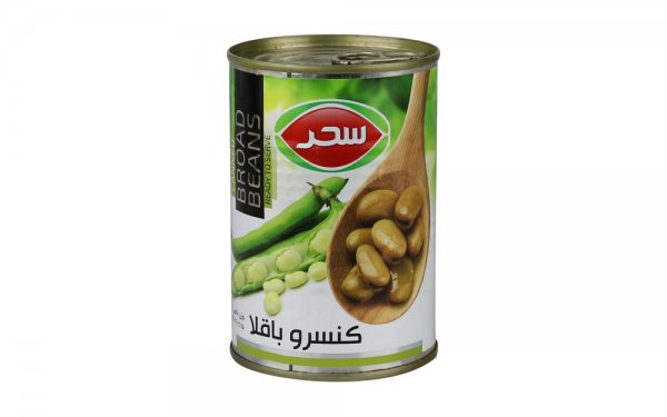 کنسرو باقلا سحر مقدار 410 گرم 