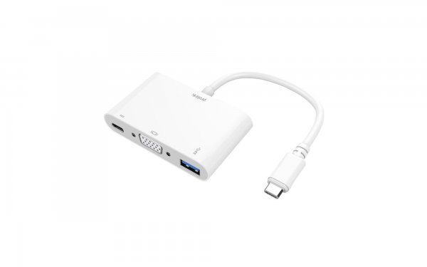 مبدل USB-C به USB 3.0/VGA/USB-C پرولینک مدل MP438