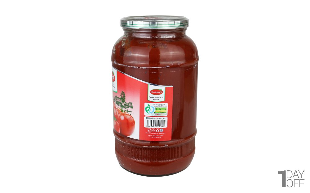 رب گوجه‌فرنگی خوشبخت مقدار 1.5 کیلوگرم