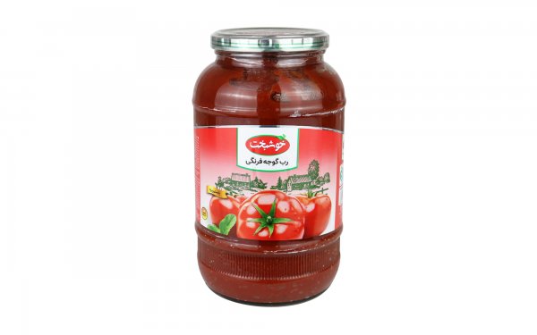رب گوجه‌فرنگی خوشبخت مقدار 1.5 کیلوگرم