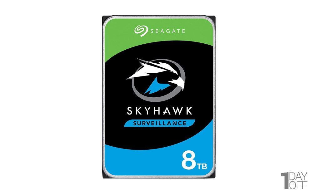 هارددیسک اینترنال Seagate مدل SkyHawk ST8000VX004 ظرفیت 8 ترابایت