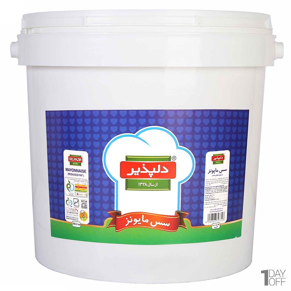 سس مایونز دلپذیر مقدار 8 کیلوگرم